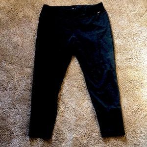 Tahari dark gray pull on pants.